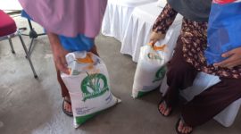 CPP beras Bulog yang dibagikan pemerintah ke masyarakat. (Foto: Ist)