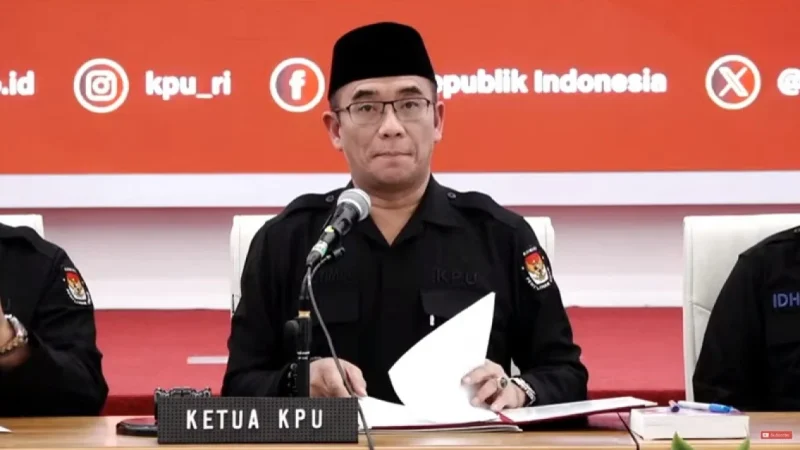 Foto: Ketua KPU RI, Hasyim Asy'ari