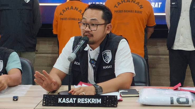 Foto : AKP Ecky Widi Prawira, Kasat Reskrim Polres Bangka Barat