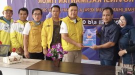 Foto: Pengambilan formulir Bacagub Rudy Mas’ud di DPW Nasdem