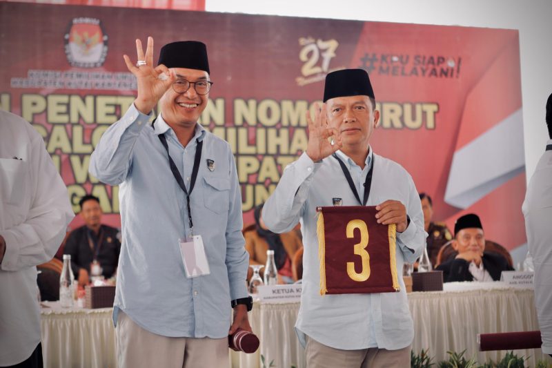 Foto: Calon Bupati dan Wakil Bupati Kutai Kartanegara, Dendi Suryadi dan Alif Turiadi