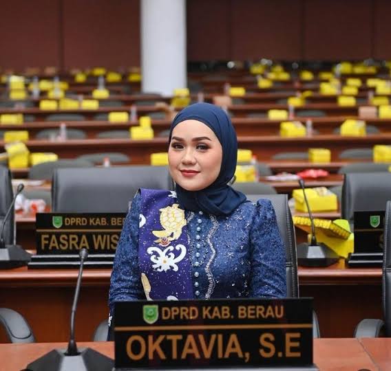 Foto: Octavia, anggota DPRD kabupaten Berau