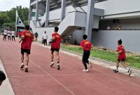 Foto : Kegiatan Latihan Fisik Yang Dilaksanakan DBON Kaltim.