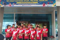 Foto : Atlet Pelajar Kaltim Dalam Acara Pembukaan TC Persiapan Menuju Pra Popnas di Kendari.
