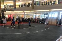 Foto : Kejuaraan Basket 3x3 di Big Mall samarinda.