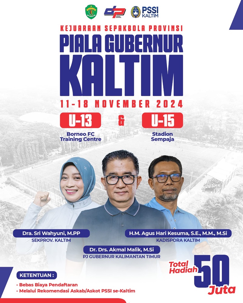 Foto : Kejuaraan Sepakbola Piala Gubernur Kaltim.