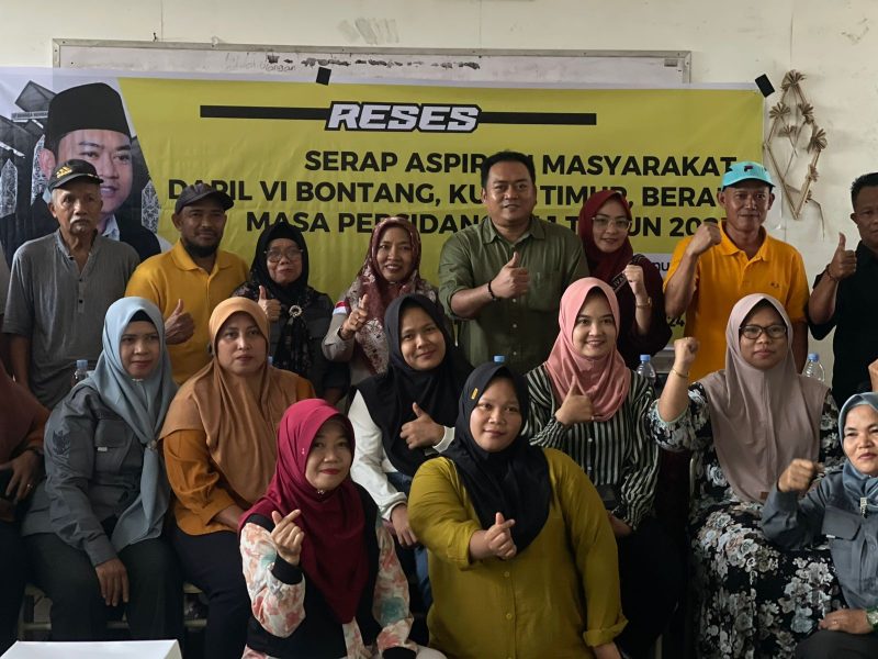 Foto : Reses anggota DPRD Prov. Kaltim, Budianto Bulang di Desa Batu Timbau