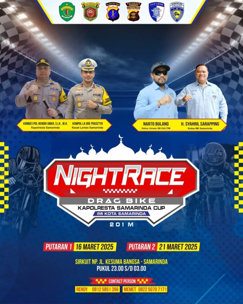 Foto : Pamflet Night Race Drag Bike