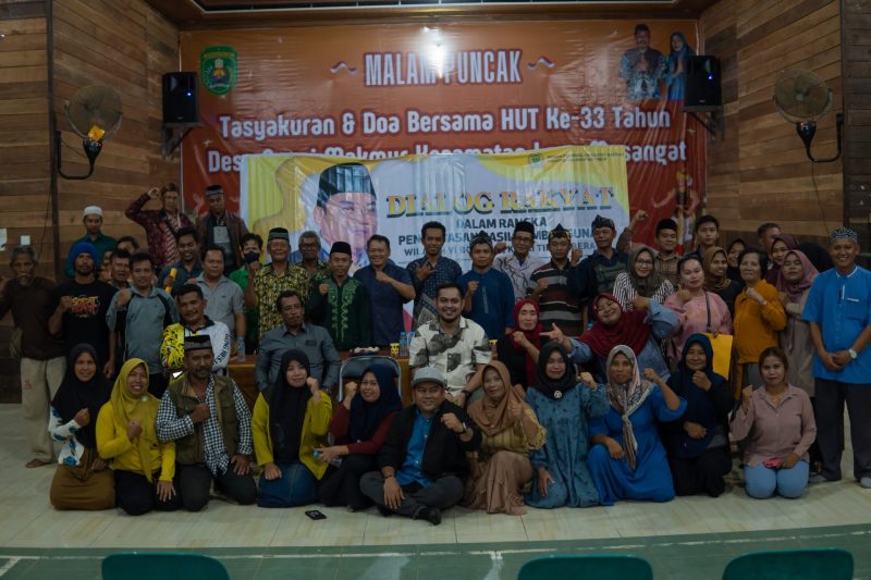 Foto: Kegitan Dialog Rakyat di Desa Segio Mulia, Long Mesangat, Kutim oleh Blanggota Komisi I DPRD Kaltim, Budianto Bulang.
