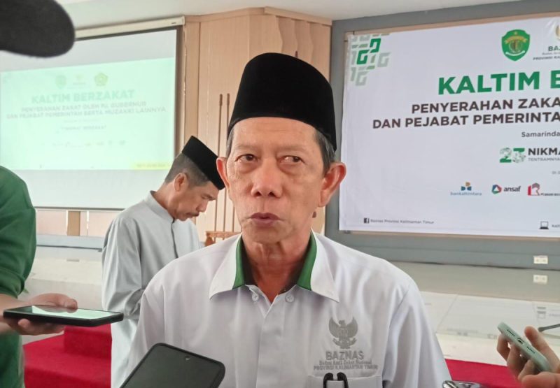 Foto : Drs. H. Ahmad Nabhan, Ketua BAZNAS Kaltim