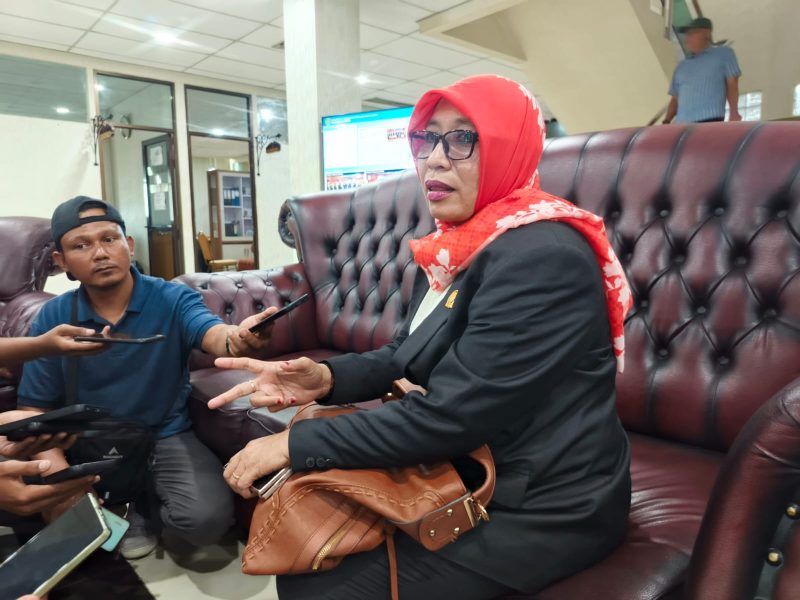 Foto: Wakil Ketua Komisi II DPRD PPU, Sujiati, memberikan keterangan terkait Program Brigade Pangan.
