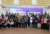 Foto: Peluncuran aplikasi SILAT PESUT dilakukan di Aula Lantai III Kantor Bupati PPU.