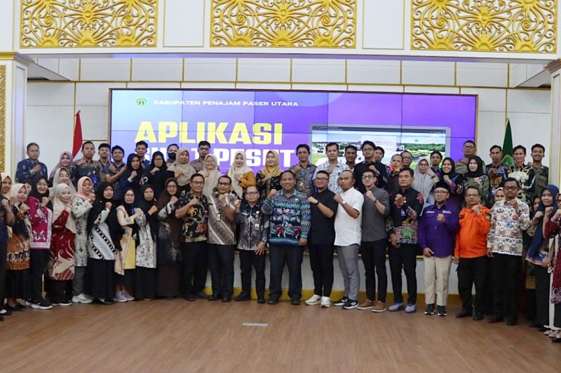 Foto: Peluncuran aplikasi SILAT PESUT dilakukan di Aula Lantai III Kantor Bupati PPU.