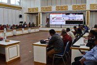 Foto: Pelaksanaan sosialisasi percepatan pembentukan Koperasi Merah Putih di Aula Kantor Bupati.