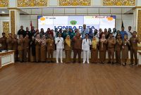 Foto: Kebersamaan seluruh peserta Lomba Desa 2025.