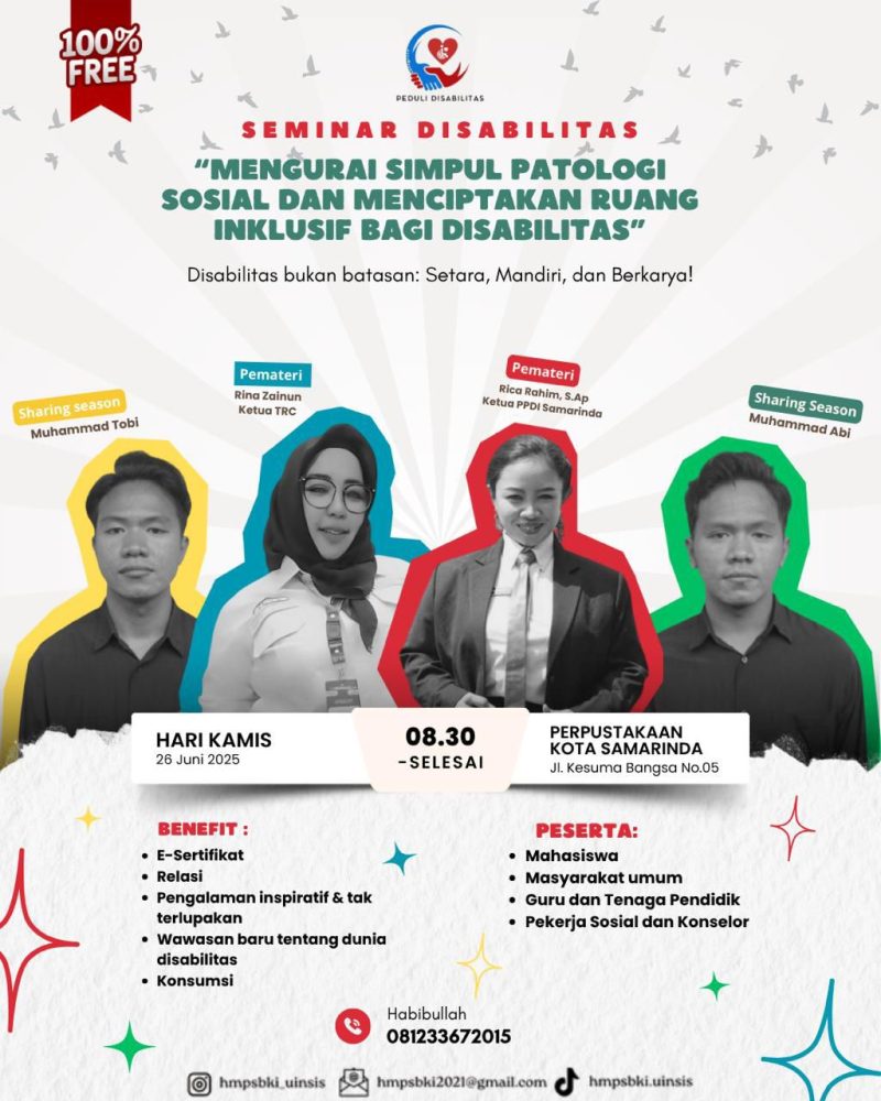 Foto : Seminar Disabilitas HMPS BKI Uinsi