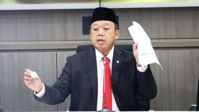 Foto : Nusron Wahid, Menteri Agraria dan Tata Ruang / Kepala Badan Pertanahan Nasional (ATR/BPN), 