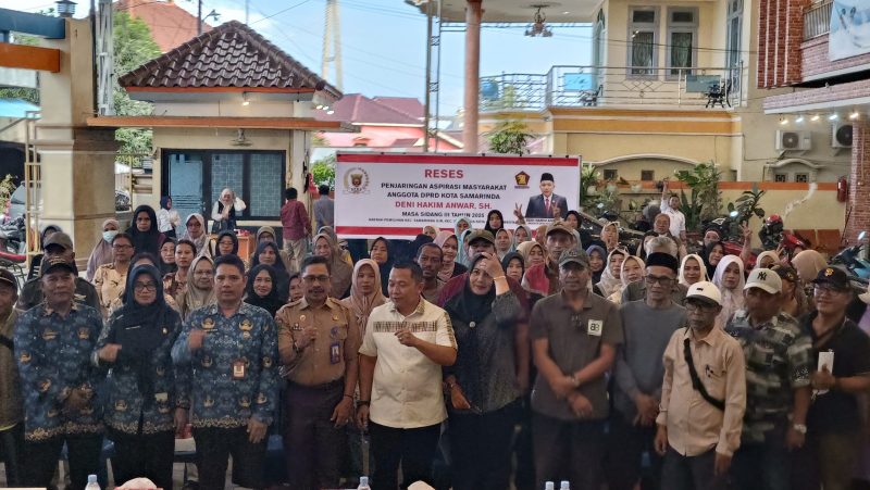 Foto : Deni Hakim Anwar Saat Melakukan Reses di Kantor Kelurahan Selili.