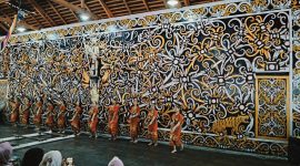 Foto : Salah Satu Tarian Budaya Dayak Kenyah