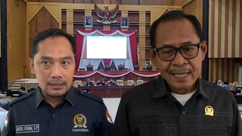 Foto : Abdul Rohim, Anggota Bapemperda DPRD Kota Samarinda (Kiri) dan Kamaruddin, Ketua Bapemperda DPRD Kota Samarinda (Kanan)