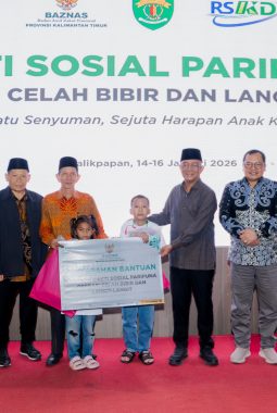 BAZNAS Kaltim Kembali Turun Tangan, Operasi Celah Bibir Gratis Masuk Tahap IV