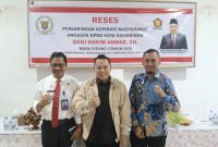 Foto : Ketua Komisi III DPRD Kota Samarinda, Deni Hakim  Anwar Saat melakukan Reses di Kelurahan Pelita.