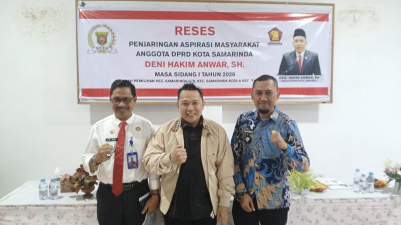 Foto : Ketua Komisi III DPRD Kota Samarinda, Deni Hakim  Anwar Saat melakukan Reses di Kelurahan Pelita.