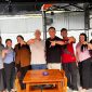 Foto: Ketua JMSI Kaltim terpilih Bayu Surya Gandamana (baju hitam tengah) yang menggantikan almarhum Mohammad Sukri. 