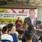 Foto: Anggota DORD Prov. Kaltim Budianto Bulang saat memaparkan PDD ke-5 di Kecamatan Sandaran, Kutim. 