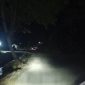 Foto Jalan Lempake Tepian, Lempake, Samarinda  yang gelap gulita.
