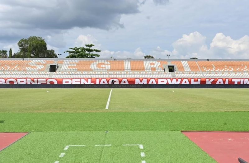 Stadion Segiri Kota Samarinda.