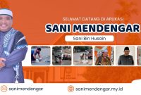Potret aplikasi 'Sani Mendengar'
