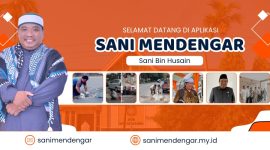 Potret aplikasi 'Sani Mendengar'