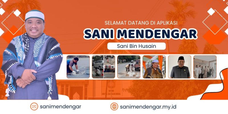 Potret aplikasi 'Sani Mendengar'