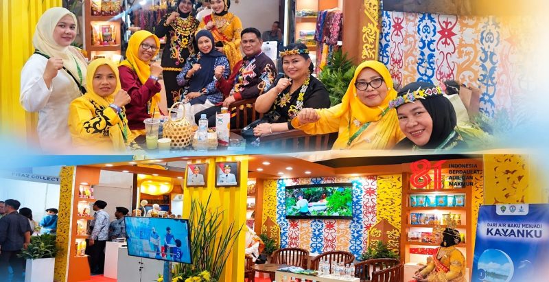 Foto: Potret Stand dan UMKM Kabupaten Bulungan pada agenda Apkasi Otonomi Expo (AOE) 2026 di Indonesia Convention Exhibition (ICE) BSD, Tangerang, Jakarta.