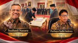 Foto: Suahasil Nazara, Menteri keuangan RI baru Periode 2026-2029. Menggantikan Purbaya Yudhi Sadewa (2025-2026). 