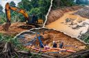 Foto: Potret kegiatan penambangan emas ilegal di wilayah Ka. Paser. (Dok.JATAMKaltim)