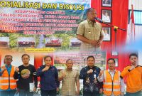 Foto: Bupati Kabupaten Bulungan, Syarwani saat memimpin apel kesiap siagaan karhutla dan bahaya kabut asap.