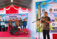 Foto: Bupati Bulungan, Syarwani saat memberikan bantuan alat peternakan.