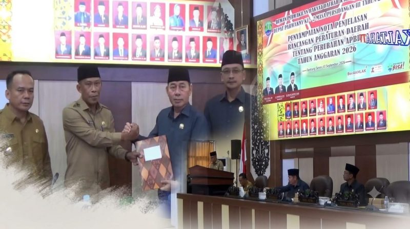 Foto: Bupati Bulungan, Syarwani saat menghadiri Rapat paripurna DPRD Bulungan.