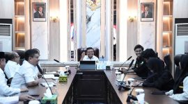 Foto: Wakil Walikota Samarinda, Saefuddin Zuhri saat menyambut mahasiswa FUAD dalam audiensi kegiatan FUAD Fair 2026 mendatang. (Dok.HumasPemkotSamarinda)