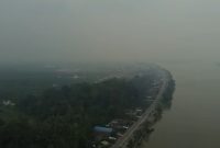 Foto: Kabut asap di Kabupaten Bulungan beberapa waktu lalu. (Ist)
