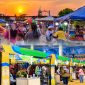 Foto: Potret UMKM di Taman Alun-alun PPU (atas) dan hasil produk lokal UMKM PPU (bawah).