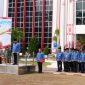 Foto: Sekda Kukar, Sunggono pimpinan upacara Hari Kesaktian Pancasila di halaman kantor Bupati Kukar.