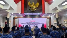 Foto: Pelantikan 64 Pejabat administrator dan non administrator Pemerintah Kabupaten Kukar.