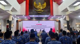 Foto: Pelantikan 64 Pejabat administrator dan non administrator Pemerintah Kabupaten Kukar.
