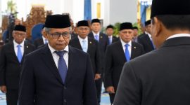 Foto: Rocky Gerung, saat dilantik oleh Presiden Prabowo Subianto sebagai anggota Watimpres RI.