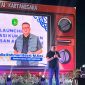 Foto: Sambutan Bupati Kukar Aulia Rahman Basri pada peluncuran Arbizz Space dan Aplikasi KukarGo.