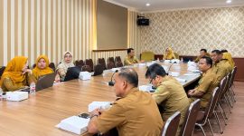 Foto: Dinas Lingkungan Hidup (DLH) PPU saat  membahas laporan akhir RIPS bersama sejumlah perangkat daerah di Ruang Rapat Wakil Bupati PPU.