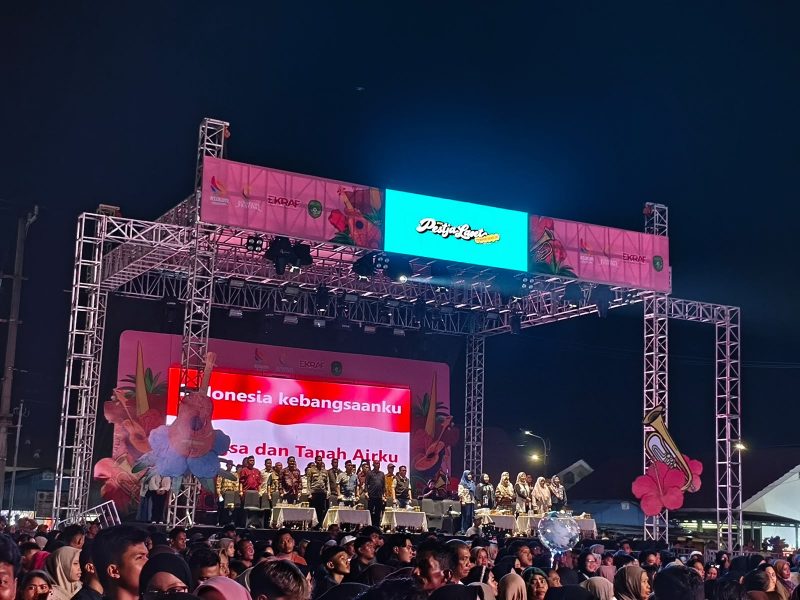 Foto: pembukaan festival Pesta Laut di kecamatan samboja (dok.Ist)